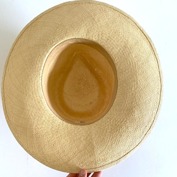 Wide Brim Equador Woven Straw Sun Hat by Cuyana - Picture 2 of 6
